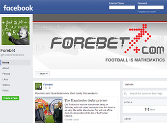 Forebet has a new Facebook page