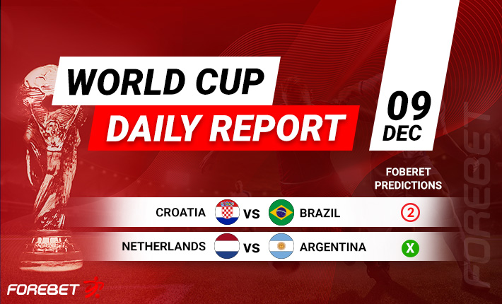 World Cup Round-Up (Quarter-Finals Day 1) – Croatia Stun Brazil and Argentina Advance