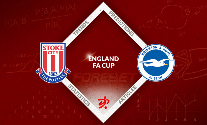 Can Stoke City surpass Brighton in their FA Cup encounter?