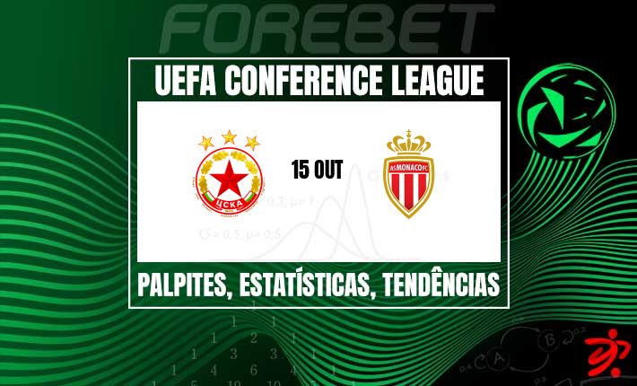 O Monaco leva sua vantagem para encarar a solidez caseira do CSKA-Sofia em duelo equilibrado na Conference League