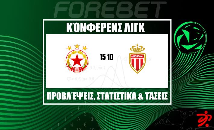 Η οριακή υπεροχή της Monaco δοκιμάζεται απέναντι στην έδρα-φρούριο της CSKA-Sofia σε ένα ισορροπημένο ματς Conference League