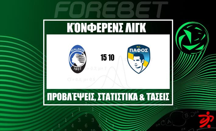 Η Atalanta ψάχνει τον έλεγχο απέναντι στη σκληροτράχηλη Pafos σε αμφίρροπη μάχη του Conference League