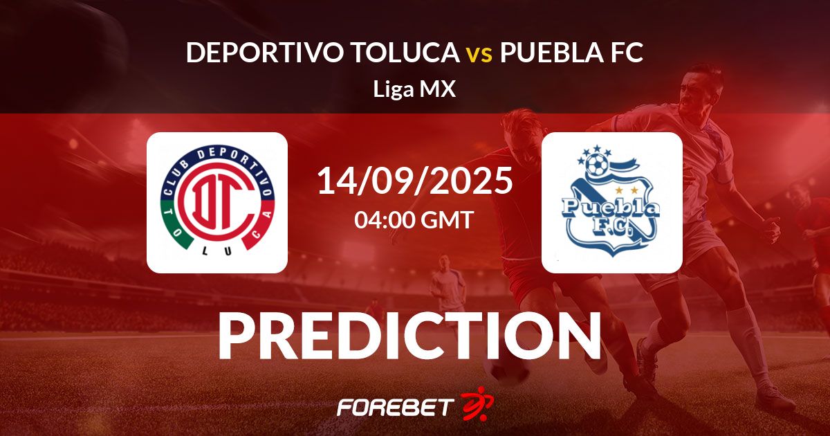 Deportivo Toluca vs Puebla FC Prediction, Stats, H2H - 14 Sep 2025