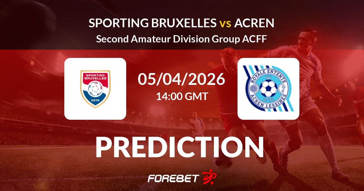 Sporting Bruxelles vs Acren Prediction, Stats, H2H - 05 Apr 2026