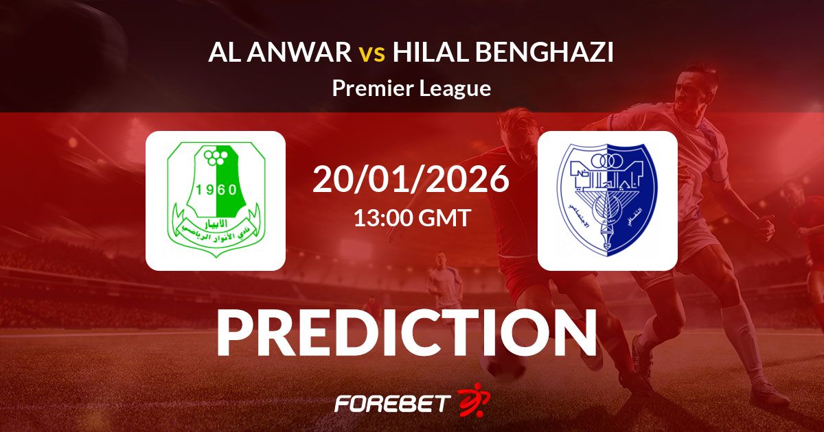 Al Anwar vs Hilal Benghazi Prediction, Stats, H2H - 21 Jan 2026