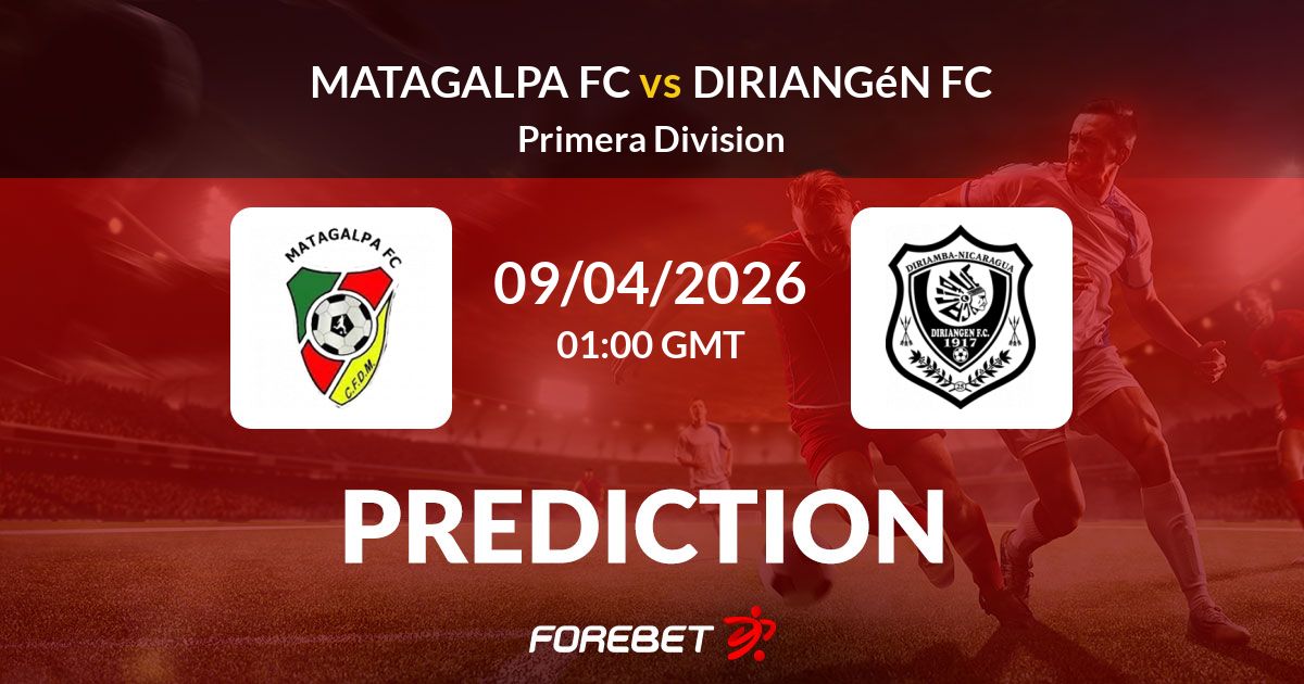 Matlapeng Fc Matagalpa FC vs Diriangén FC Prediction, Stats, H2H - 09 Apr 2026