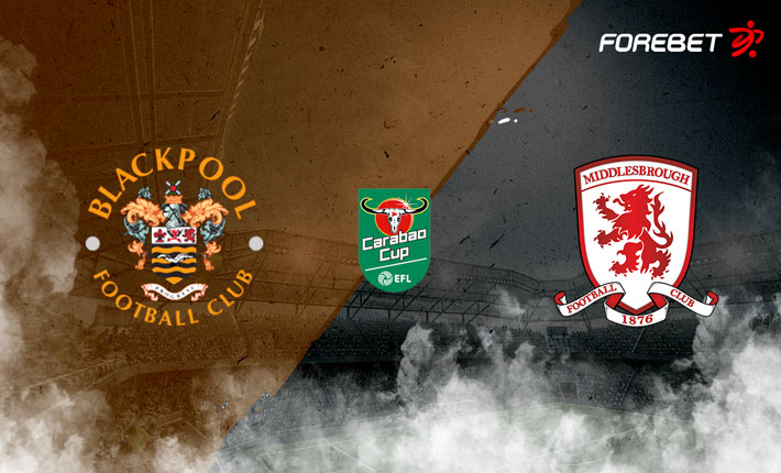 Blackpool and Middlesbrough to play out Carabao Cup first round thriller