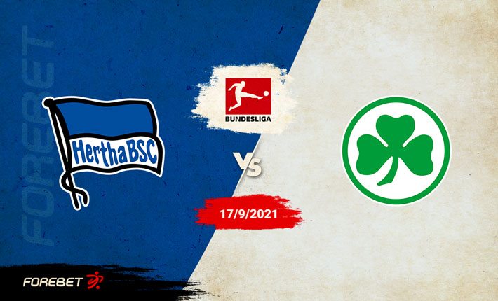 Hertha Berlin favourites for win over Greuther Furth