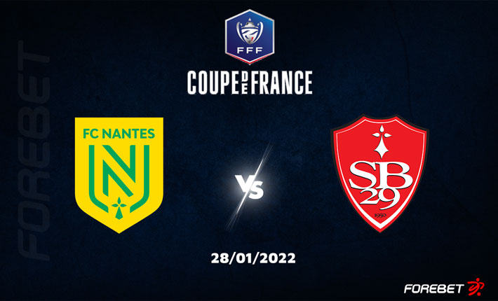 Nantes and Brest to both score in cup clash