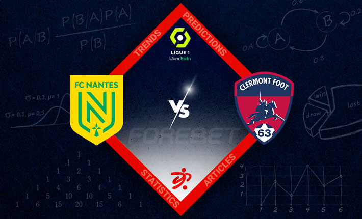Nantes seeking three straight Ligue 1 matches without defeat versus Clermont Foot