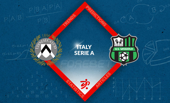 Udinese to win the midtable battle against Sassuolo