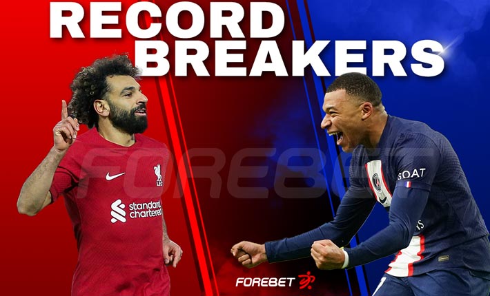 Kylian Mbappe and Mohamed Salah: Record Breakers