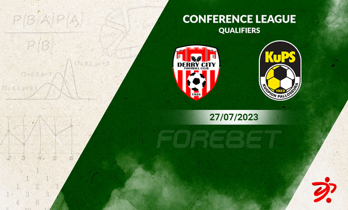 Derry City and KuPS set for low-scoring game in Conference League second qualifying round