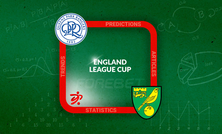 QPR and Norwich Likely to Draw in the Only EFL Cup Clash of the Week