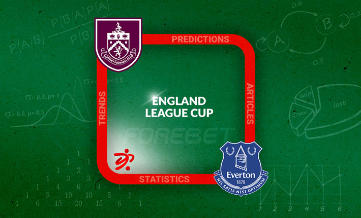 Everton and Burnley clash in the Carabao Cup