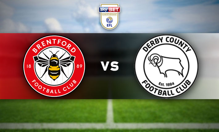 Brentford to bounce back against inconsistent Derby County