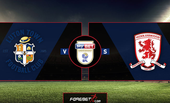 Luton Town vs Middlesbrough