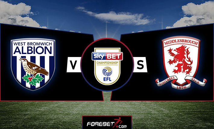 West Brom to bag the points against Middlesbrough