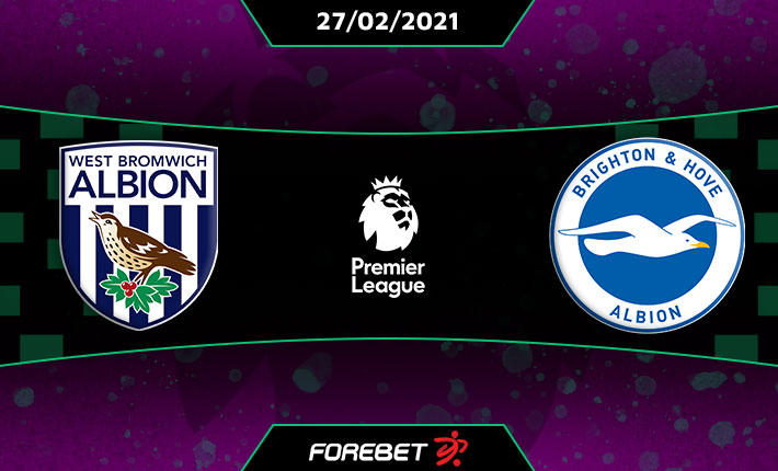 West Brom and Brighton destined for a score draw at the Hawthorns